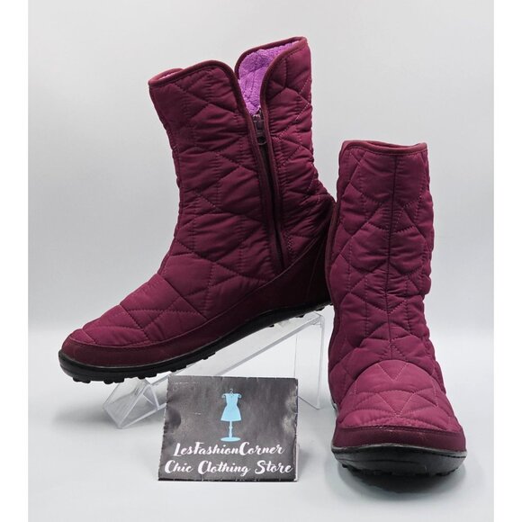 Columbia Shoes - Columbia Women's Plum Purple Minx Slip II Omni Heat Insulated Boots Sz 8 2842